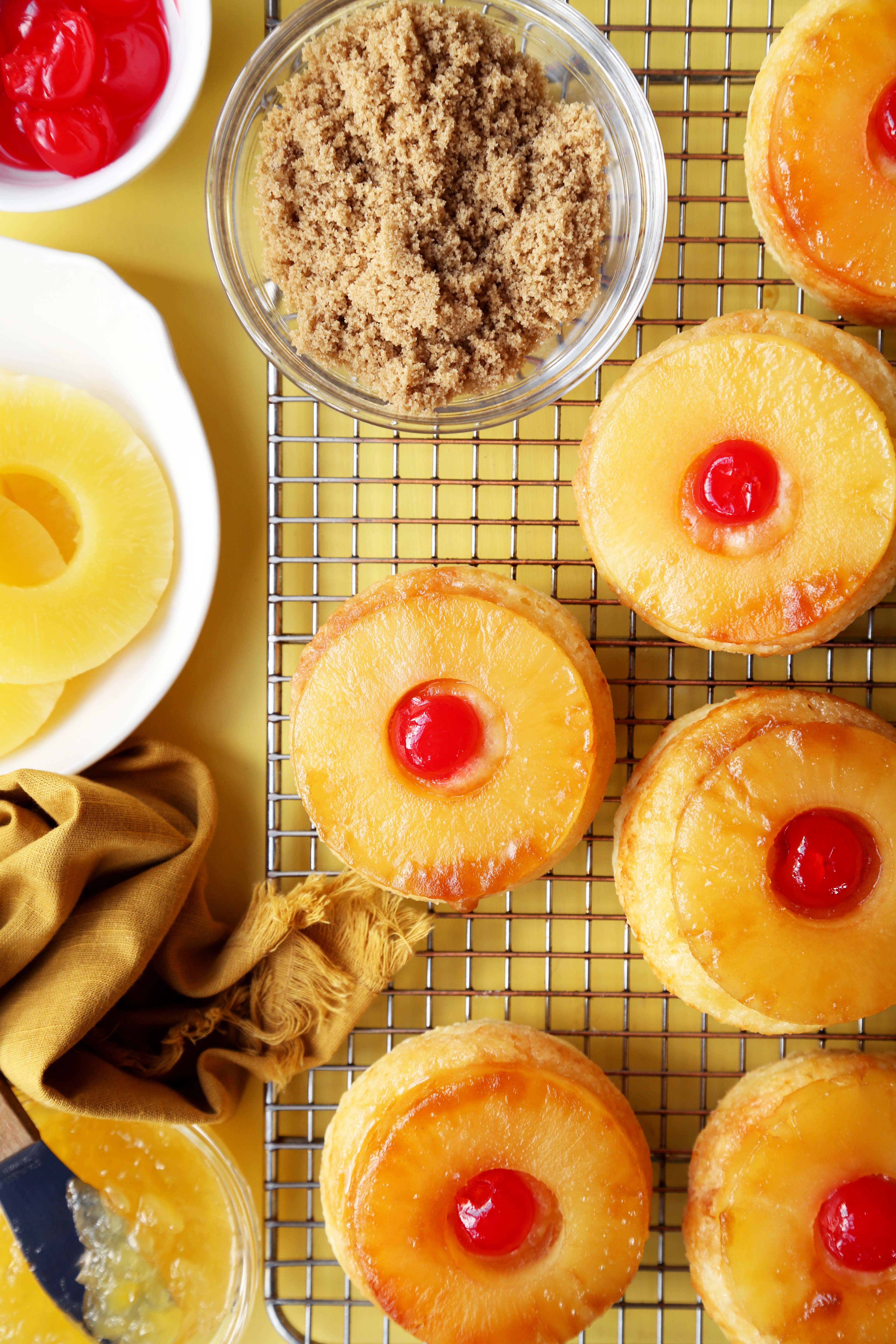 Pineapple Upside-Down Scones