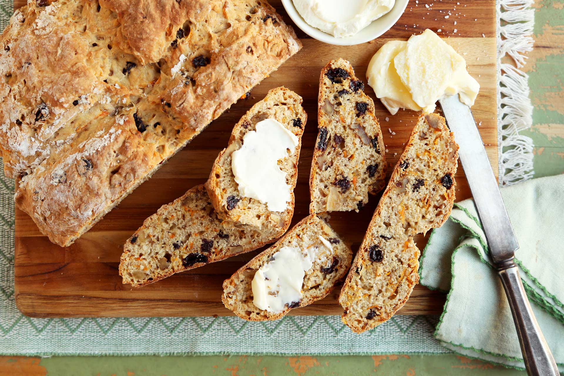 Carrot Cake Soda Bread