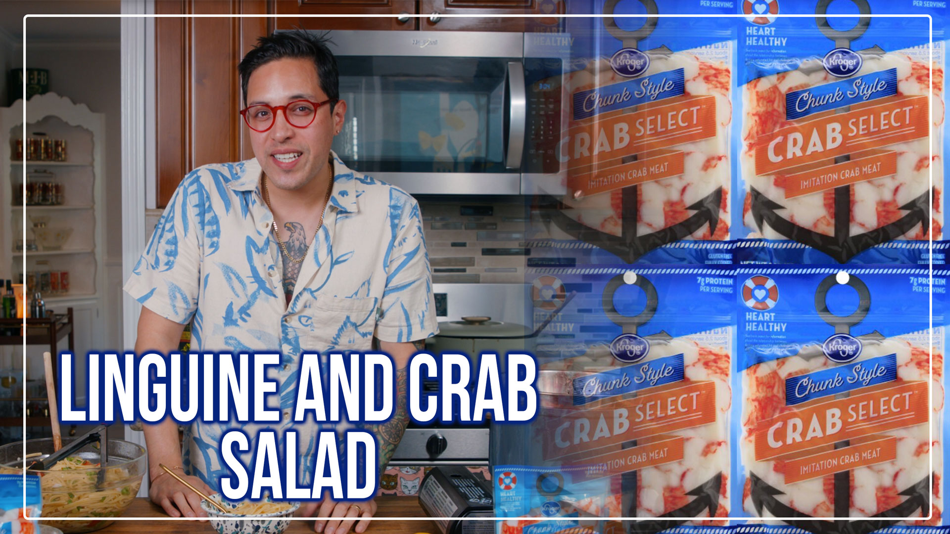 Recipe On The Back Season 2. Ep. 10: Linguine and Crab Salad