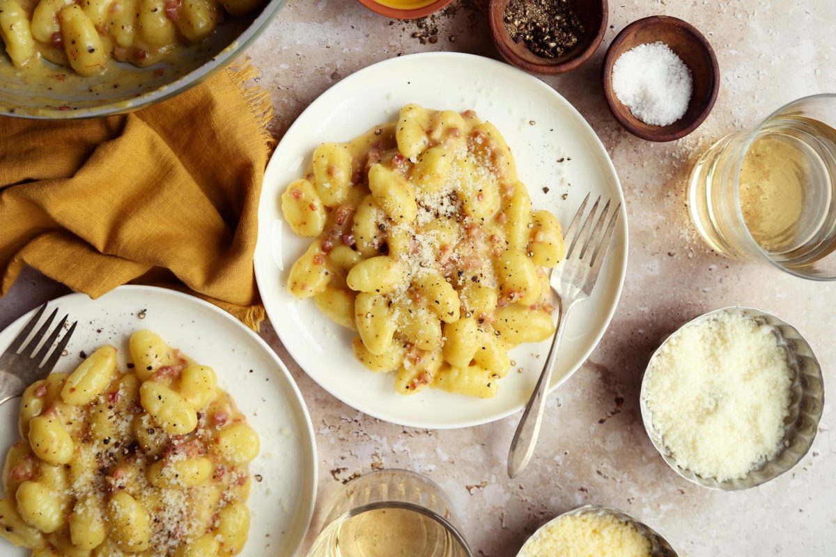 Gnocchi Carbonara