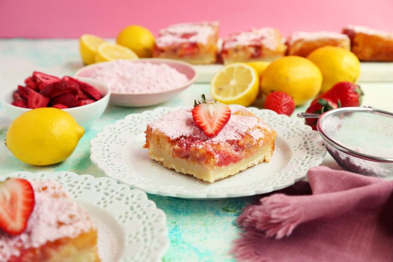 Strawberry Lemon Bars