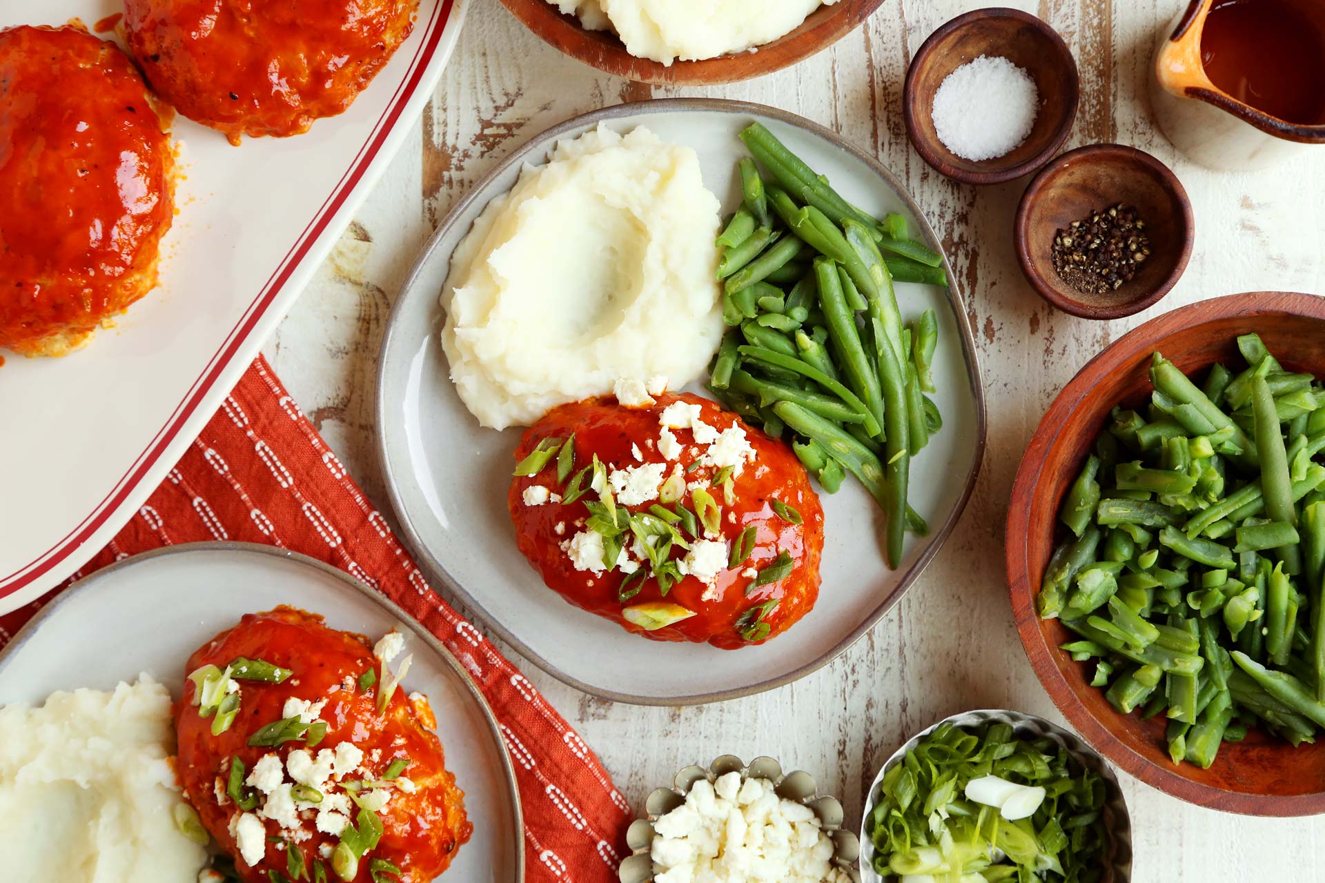 Buffalo Chicken Meatloaves