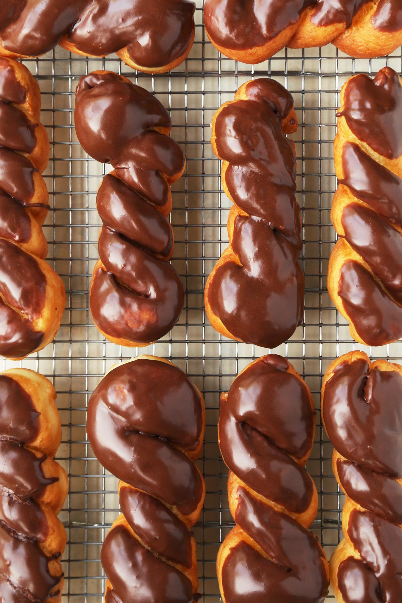 Classic Chocolate Doughnut Twists - Jonathan Melendez