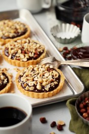 Chocolate Hazelnut Tarts - Jonathan Melendez