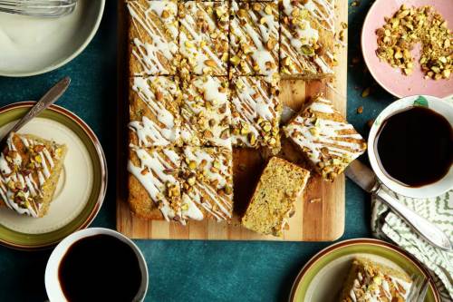 Pistachio Zucchini Cake - Jonathan Melendez